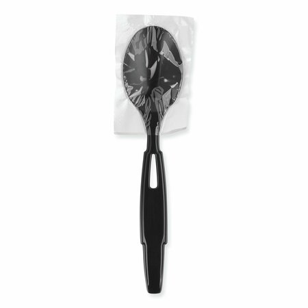 Dixie SmartStock Wrapped Heavy-Weight Cutlery Refill, Teaspoon, Black, PK960, 960PK SSWPT5